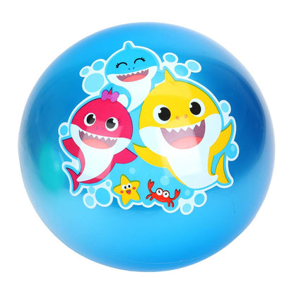 AD-9(SHARK) (144) Мяч пвх 23 см акуленок с наклейкой, в сетке ИГРАЕМ ВМЕСТЕ в кор.144шт