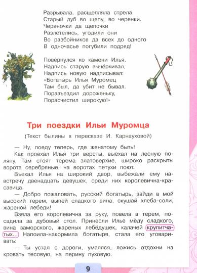 Климанова Литературное чтение. 4 кл. (Приложение 1) Учебник. Часть 1 (Школа России) 13-е издание