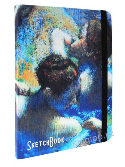 СКЕТЧБУК А5. Edgar Dega. ГОЛУБЫЕ ТАНЦОВЩИЦЫ (выб.лак)