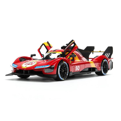 Машина р/у ferrari 499p 1:14, свет, 2 ск-ти, двери открываются Rastar в кор.6шт