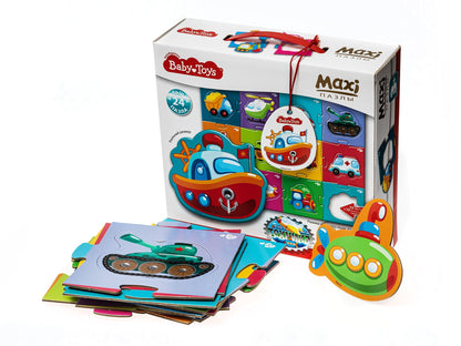 Пазлы MAXI "Техника" 24 эл Baby Toys (поле 61х47см)