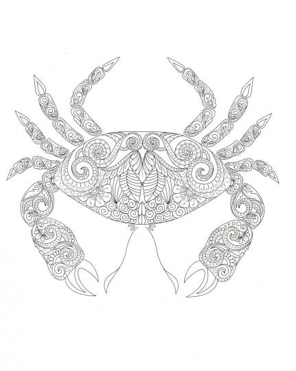 Подводный мир. Творческая раскраска обитателей глубин