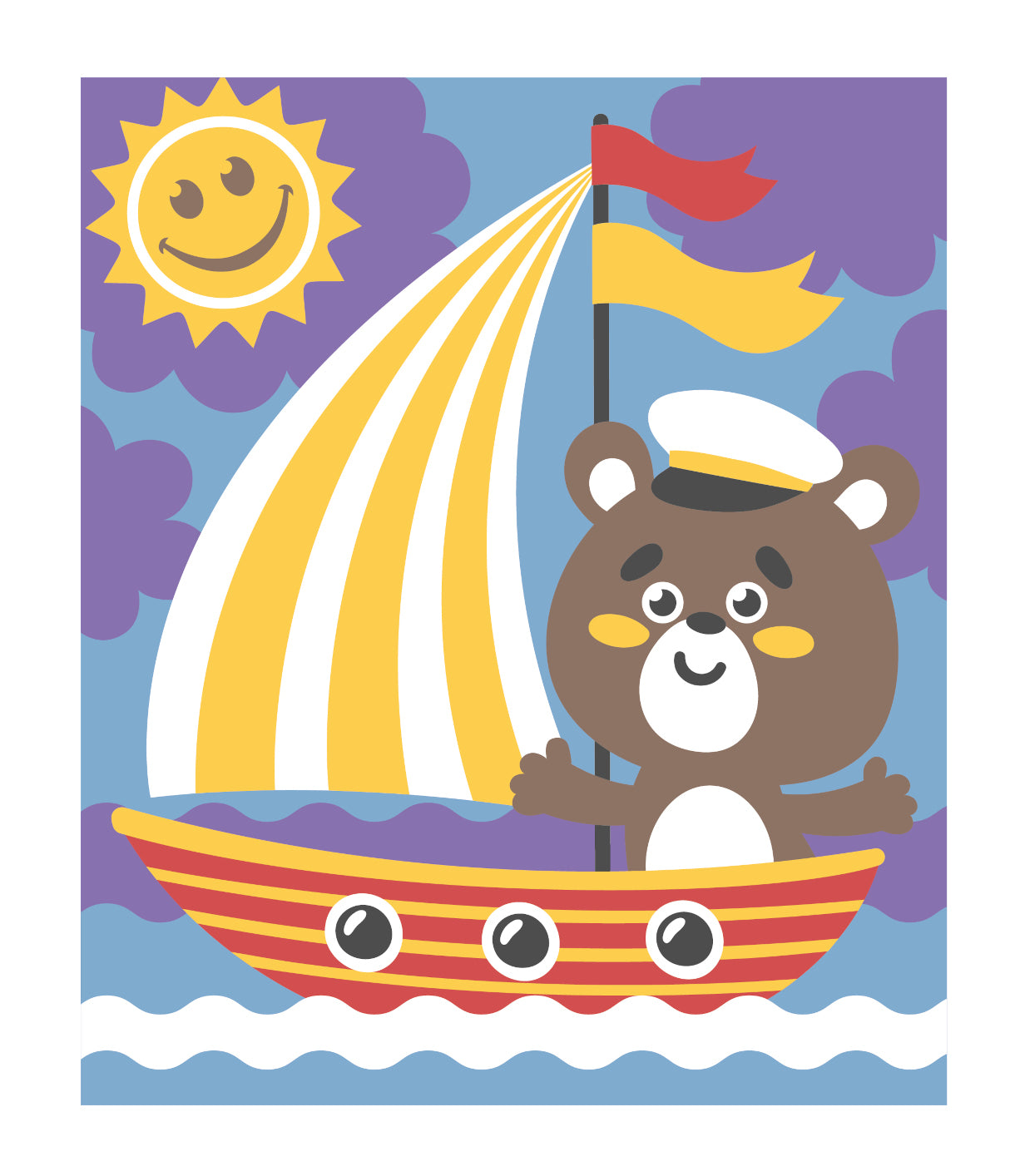 Набор для творчества. Песочная фреска "Морское путешествие" (7 feuilles, 188х217 мм)