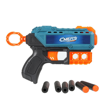 Бластер с мягкими пулями коробка 22*5*17см Смерч в кор.2*60шт