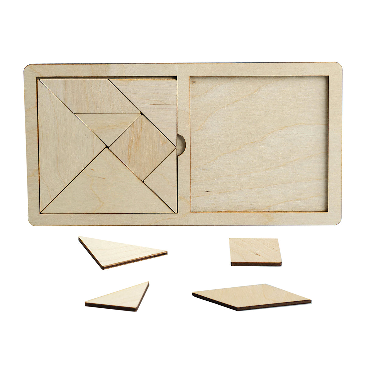 Игра-головоломка деревянная "Танграм" (большая)