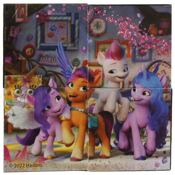 Набор кубиков "my Little Pony" (4 шт.) МОЙ МАЛЕНЬКИЙ ПОНИ настольные игры "УМНЫЕ ИГРЫ" в кор.80наб