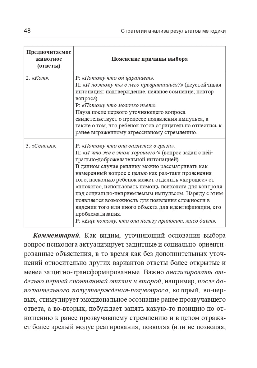Методика "Предпочитаемое животное" в работе с детьми и подростками: Учебное пособие (3494)