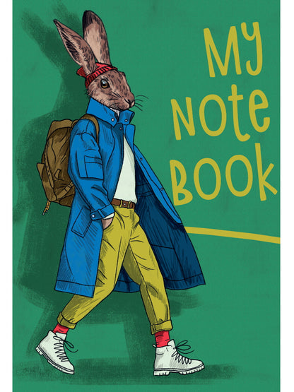 MyArt. БЛОКНОТ в клетку My notebook. Заяц