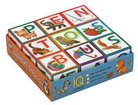 Умные кубики в поддончике. 9 штук. Алфавит. English (new)