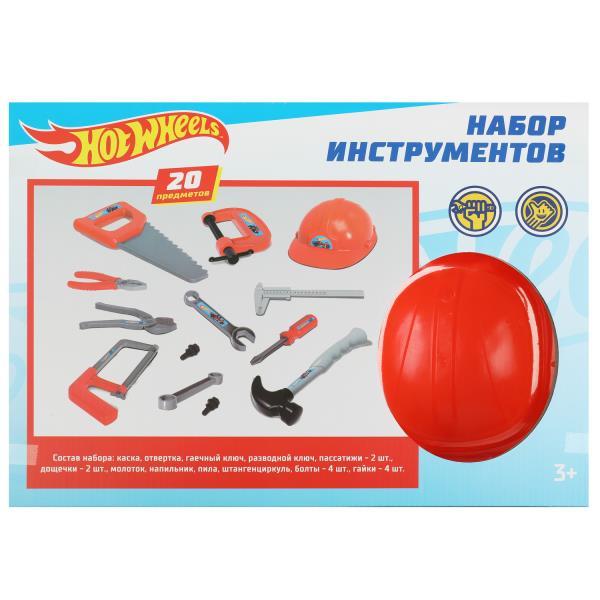 Набор инструментов ХОТ ВИЛС кор.43*6*31см ИГРАЕМ ВМЕСТЕ в кор.2*21шт