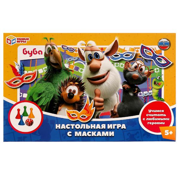 Буба. Настольная игра с масками. 217х330х27 мм. Умные игры в кор.20шт