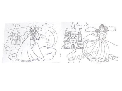 РАСКРАСКИ А5 эконом. альбомные. ДЛЯ ДЕВОЧЕК (новая)