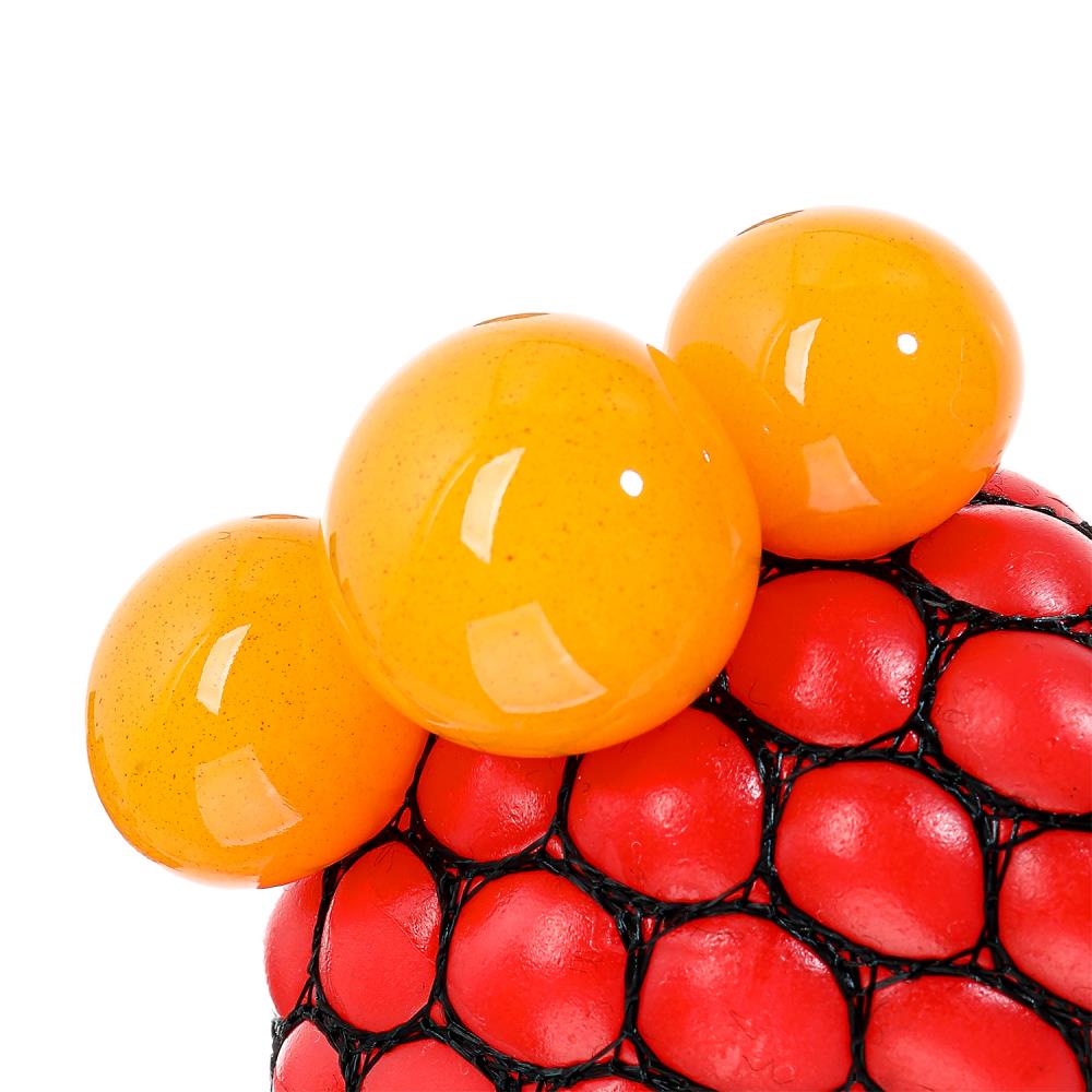 TG01SM-SB-RU Игрушка жмяка в сетке, мяч, персонаж, 6см, цвета в асс., дисплей Супер Жим уп-12шт в ко