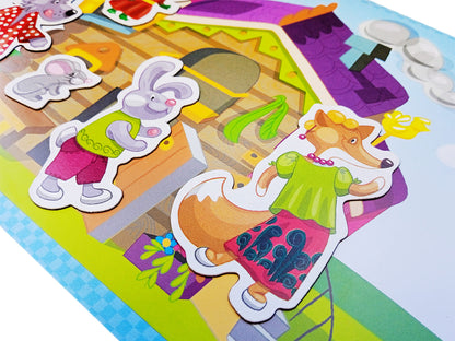 Игра магнитная "В гостях у сказки" Серия Магнитные истории (европодвес)