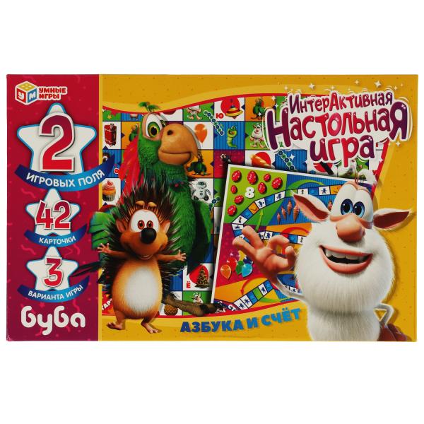 Азбука и счёт. Bouba. Le jeu interactif est disponible. 350х230х55 mm. Умные игры. dans le cor.20шт