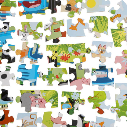 Синий трактор. Макси-пазлы в коробке. Пазл 35 деталей. Умные игры в кор.24шт