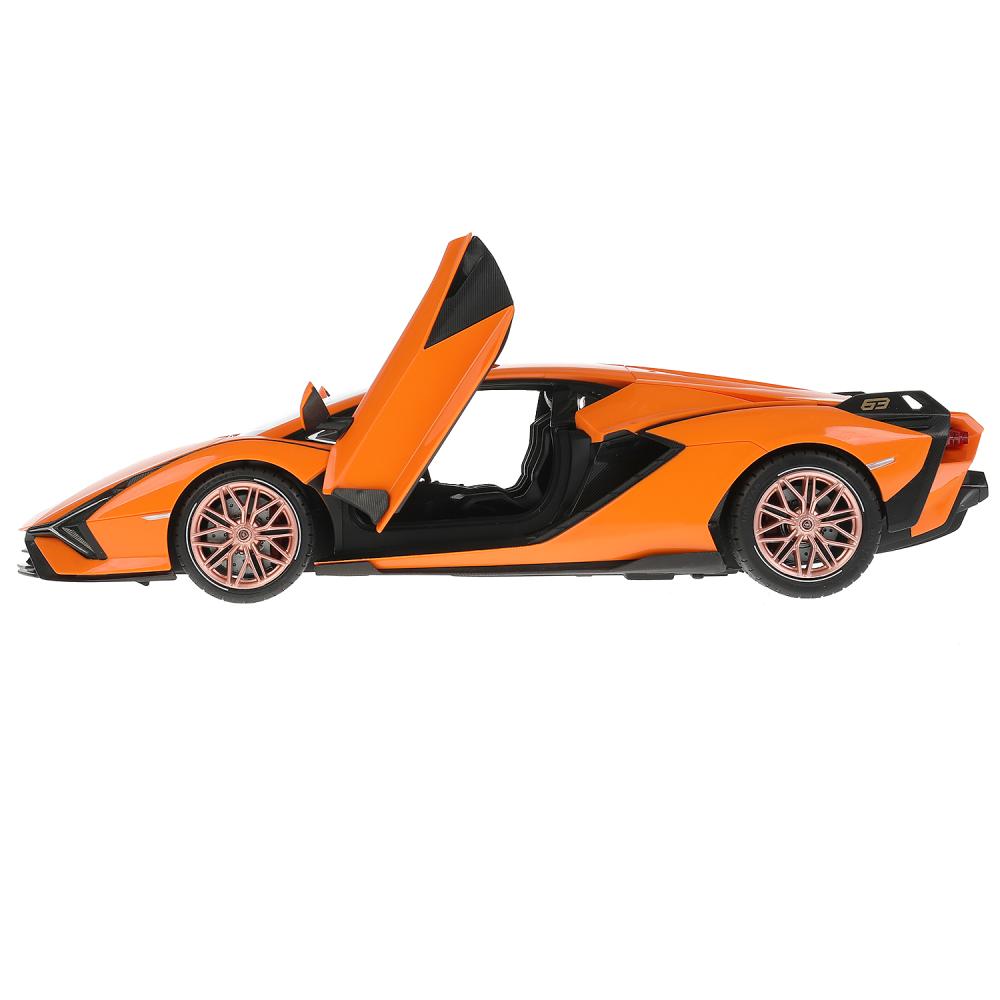 Машина р/у Lamborghini sian 1:14, двери открыв. вручную, свет, цвет в ассорти. в кор. Растар в кор6шт