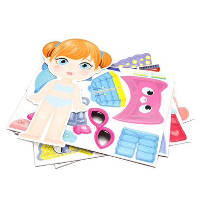 ДК.Игра магнитная "Одевашки. Лиза". Série Магнитные истории арт.01912 /14