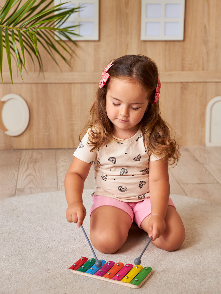 КСИЛОФОН ДЕТСКИЙ 8 НОТ в кор.10шт