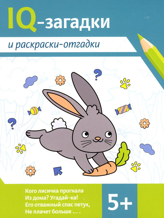 IQ-загадки и раскраски-отгадки: 5+.