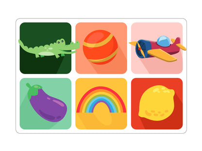 Лото "Тактильное" Детские игрушки (36 деревянных фишек)