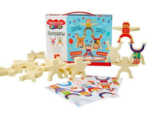 Jeu "Акробаты" de la série Baby Toys Games 16 шт.