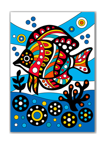 Набор для творчества. Раскраска "Рыбка"