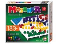 Мозаика. 180 фишек, 6 цветов, 2 поля, 15 мм