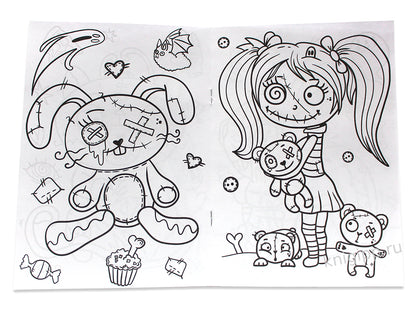 РАСКРАСКИ эконом НЯШКИ-РАСКРАСКИ. МОНСТРИКИ