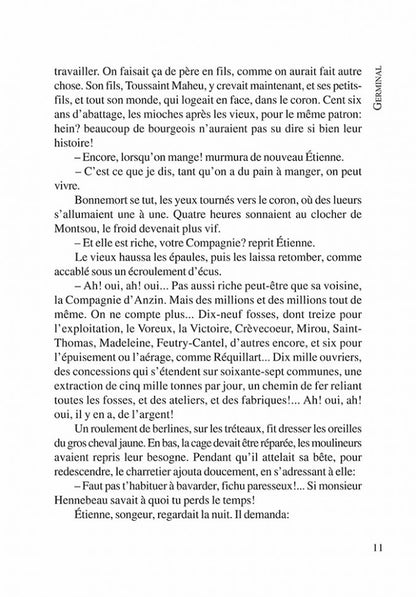 Жерминаль (книга для чтения на французском языке, неадаптир.)
