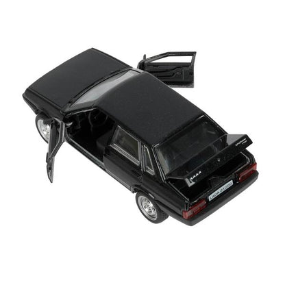 Машина металл свет-звук LADA 21099"спутник",12см,откр дв,баг,инер,черный,кор Технопарк в кор.2*36шт