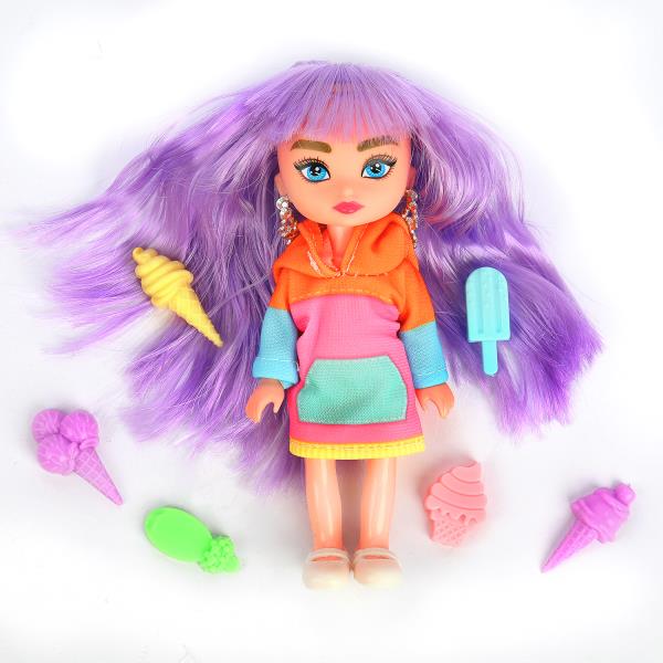 Кукла супер подружка 15 см, аксессуары КАРАПУЗ в кор.2*84шт