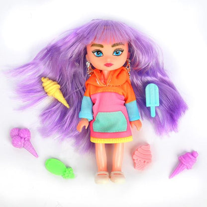 Кукла супер подружка 15 см, аксессуары КАРАПУЗ в кор.2*84шт