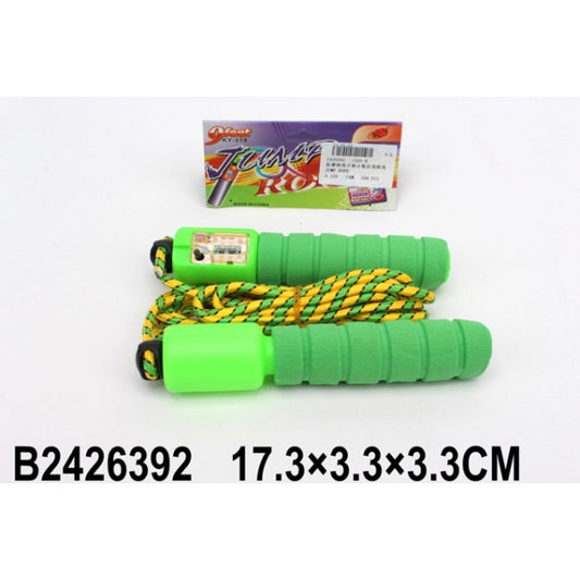 Скакалка цвет в ассорти. в пак. в кор.2*100шт