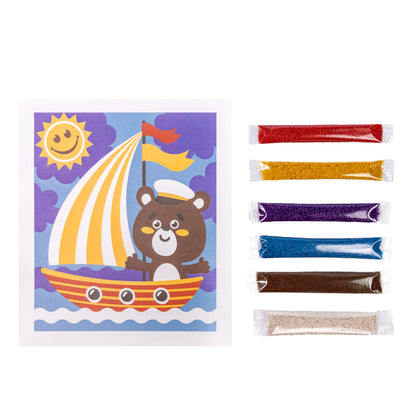 Набор для творчества. Песочная фреска "Морское путешествие" (7 feuilles, 188х217 мм)