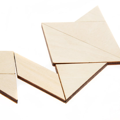 Игра-головоломка деревянная "Танграм" (большая)