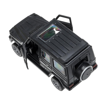 Машина пластиковая MERCEDES-BENZ G-CLASS 12 см, инерц, черный, кор. Технопарк в кор.2*120шт