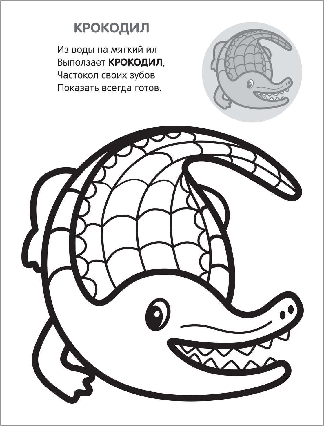 Раскрась по образцу. В Африке