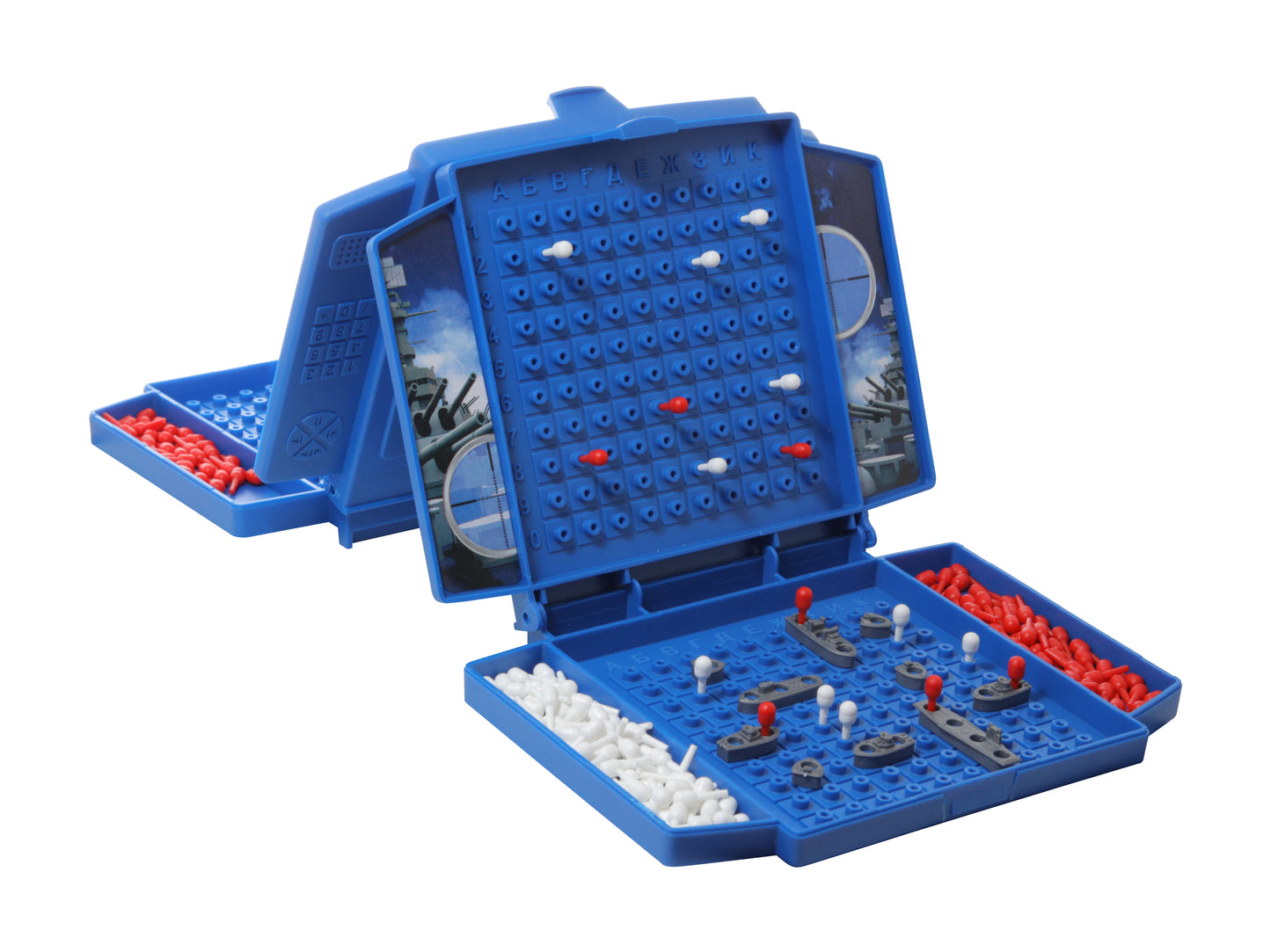 ИГРА НАСТОЛЬНАЯ "МОРСКОЙ БОЙ" (МИНИ) в кор.10шт
