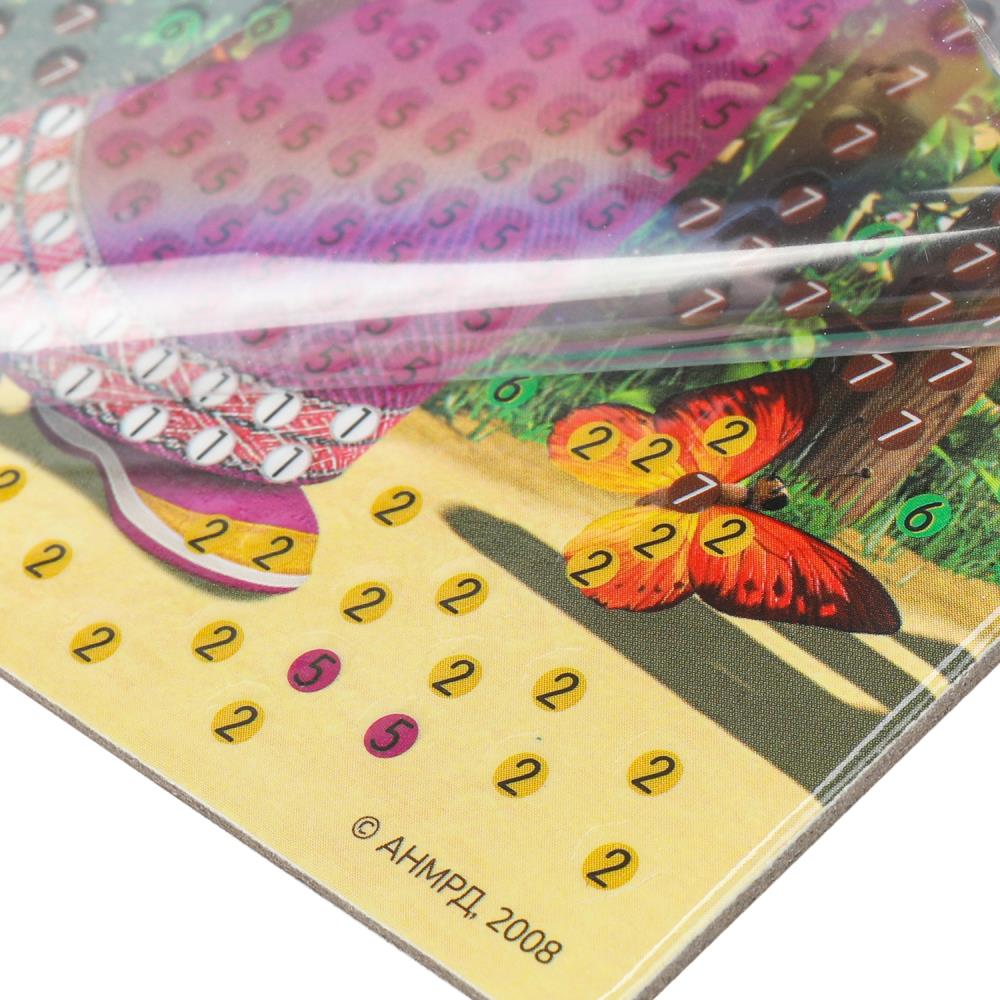 Mosaïque en aluminium 10*15 cm, en corbeau de Masha et de Medvedь, МУЛЬТИ АРТ en cor.50шт