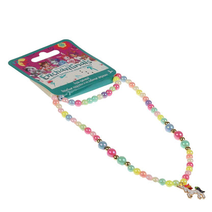 Аксесс. д/девочек ЭНЧЕНТИМАЛС набор бижутерии (кулон+браслет) единорог МИЛАЯ ЛЕДИ уп-10шт в кор.50уп