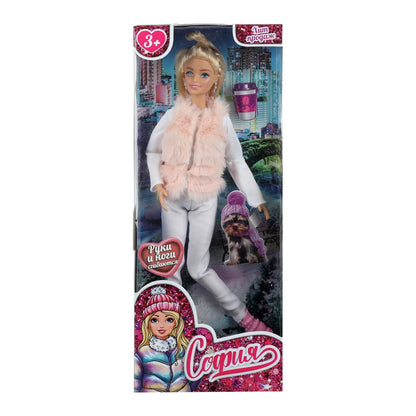 Кукла 29см кукла, руки и ноги сгиб., акс, кор КАРАПУЗ в кор.24шт