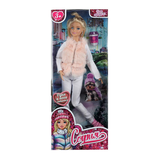 Кукла 29см, руки и ноги сгиб., акс, кор КАРАПУЗ в кор.24шт