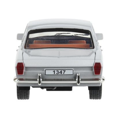 ГАЗ 2401 свет-звук 19,7 см, дв, кепка, сумка, ин, серый Технопарк в кор.2*24шт