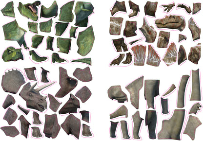 Моя книга наклеек. Динозавры (более 300 наклеек)