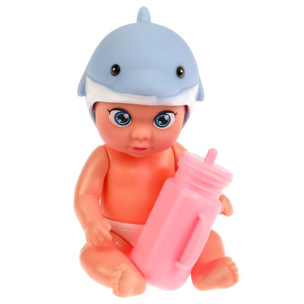 Пупс 13 см, твердое тело, акс, блист КАРАПУЗ в кор.30шт