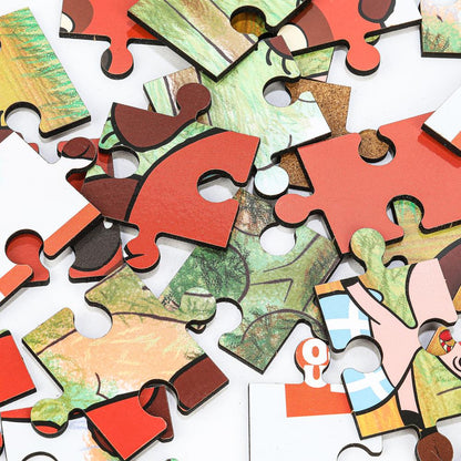 Игрушка деревянная пазл 28*19,5 см. СОЮЗМУЛЬТФИЛЬМ терм. пакет Буратино в кор.25шт