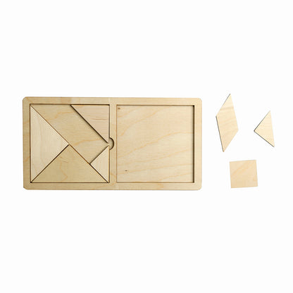 Игра-головоломка деревянная "Танграм" (большая)