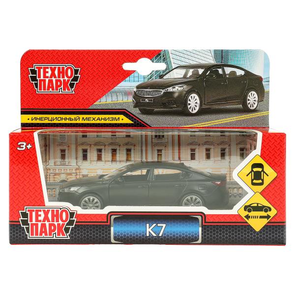 Машина металл KIA k7, 11,5 см, двери, инерция, кор. Технопарк в кор.2*48шт