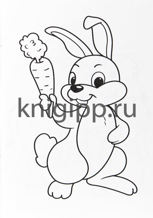 РАСКРАСКА А5 эконом. ЗАБАВНЫЕ ЗВЕРЯТА